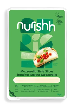 Nurishh plátky typu mozzarella