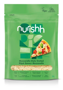 Nurishh strúhaný typu mozzarella